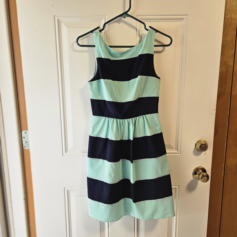 Juniors' Women's Striped Sleeveless Dress
